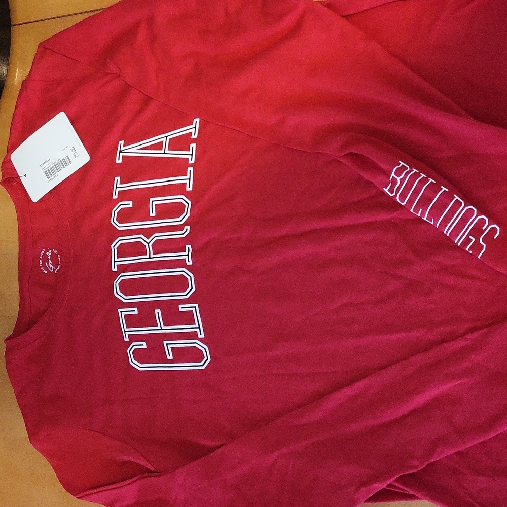 Womens Georgia  Bulldogs xl long  sleeved  t shirt.
